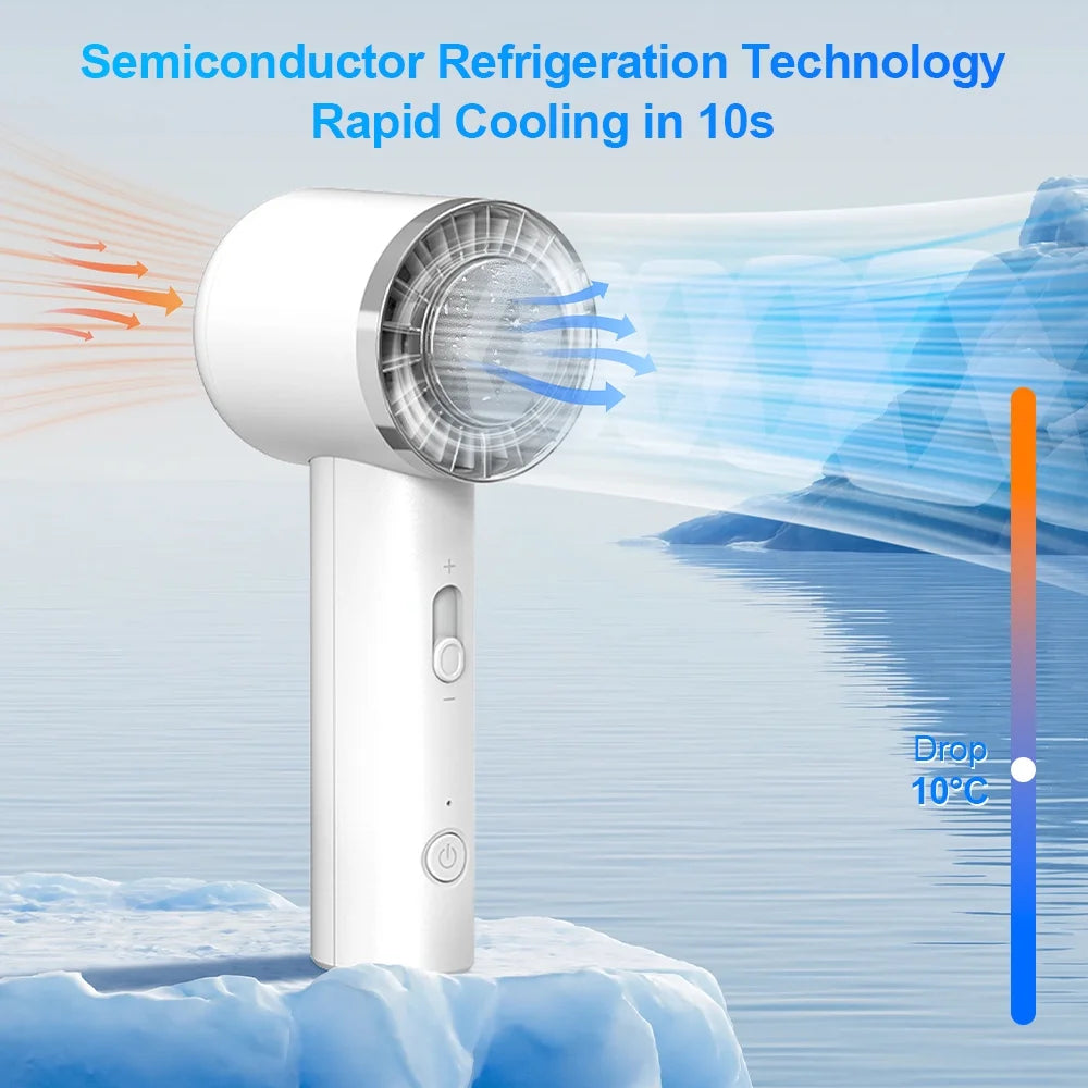 Ice Compress Handheld Fan