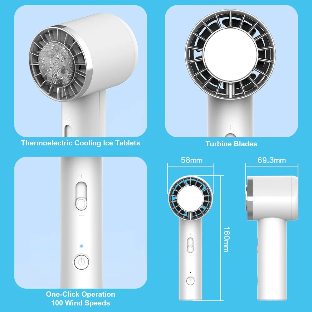Ice Compress Handheld Fan